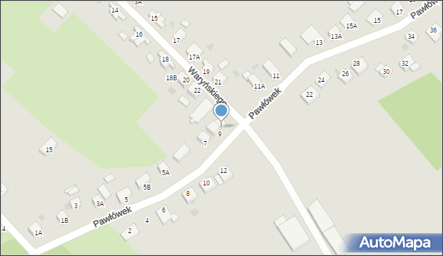 Syców, Pawłówek, 9A, mapa Syców