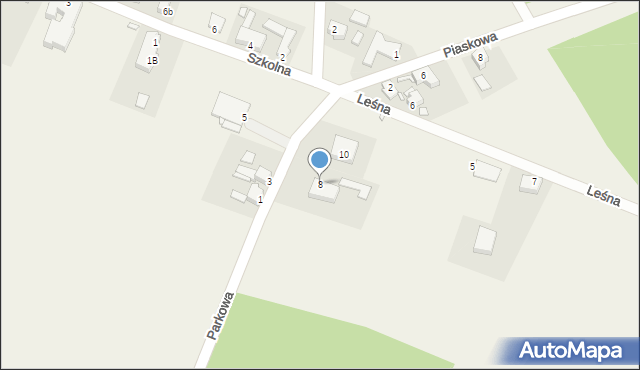 Szczawno, Parkowa, 8, mapa Szczawno