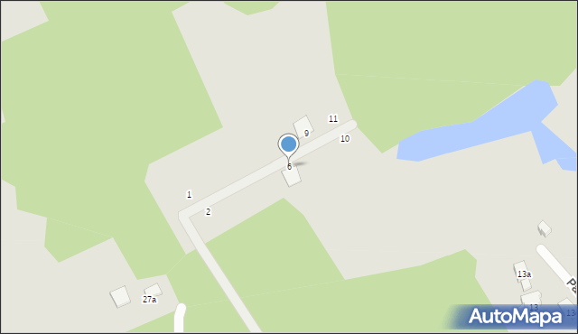 Szczecin, Palmowa, 6, mapa Szczecina