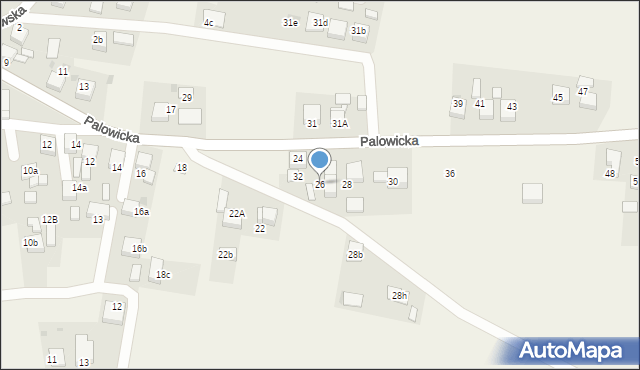 Szczejkowice, Palowicka, 26, mapa Szczejkowice