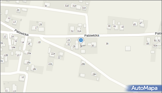 Szczejkowice, Palowicka, 28, mapa Szczejkowice