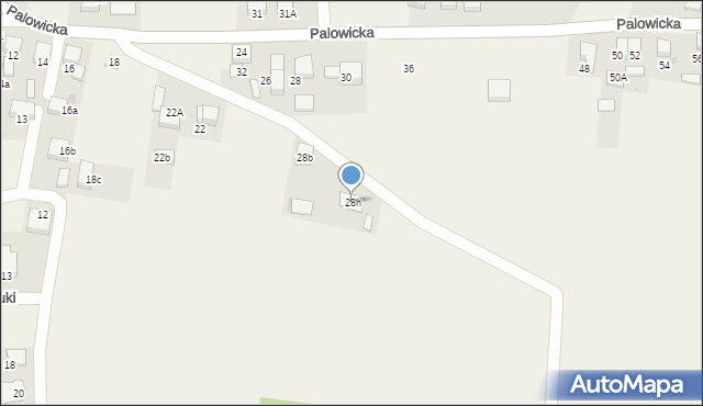 Szczejkowice, Palowicka, 28h, mapa Szczejkowice