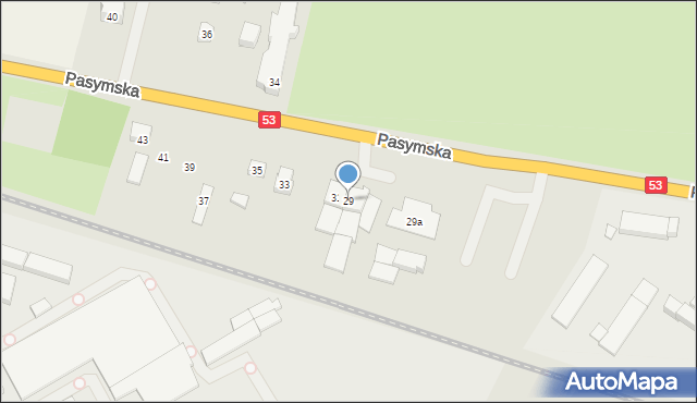 Szczytno, Pasymska, 29, mapa Szczytno