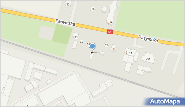 Szczytno, Pasymska, 37, mapa Szczytno