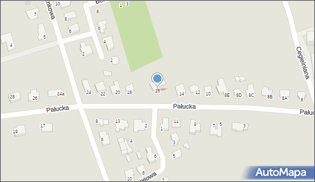 Szubin, Pałucka, 16, mapa Szubin