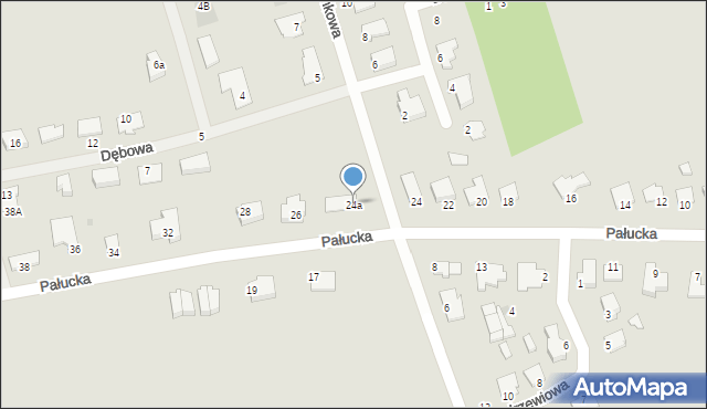 Szubin, Pałucka, 24a, mapa Szubin