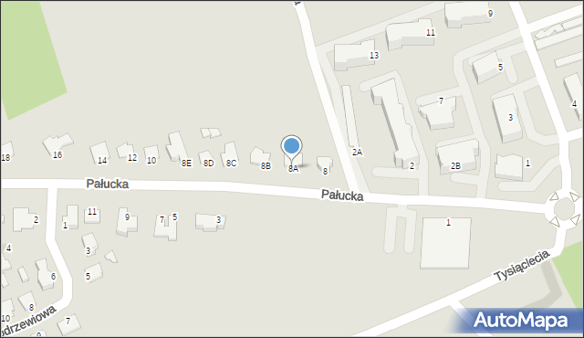 Szubin, Pałucka, 8A, mapa Szubin