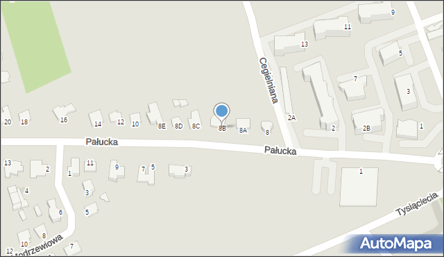 Szubin, Pałucka, 8B, mapa Szubin