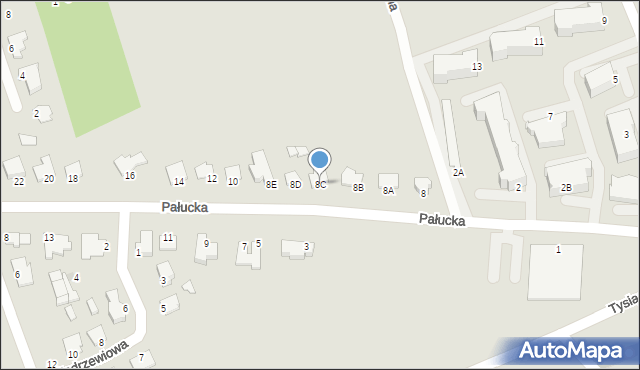 Szubin, Pałucka, 8C, mapa Szubin