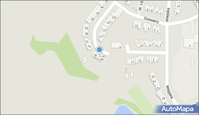 Tarnobrzeg, Paderewskiego Ignacego Jana, 82, mapa Tarnobrzegu