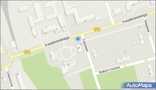 Tarnów, Park Kwiatkowskiego Eugeniusza, 18, mapa Tarnów