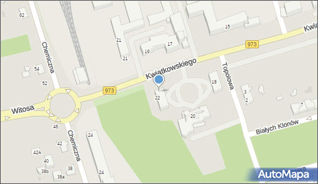 Tarnów, Park Kwiatkowskiego Eugeniusza, 22, mapa Tarnów