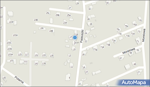 Tarnowskie Góry, Pastuszki Jana, 17, mapa Tarnowskie Góry