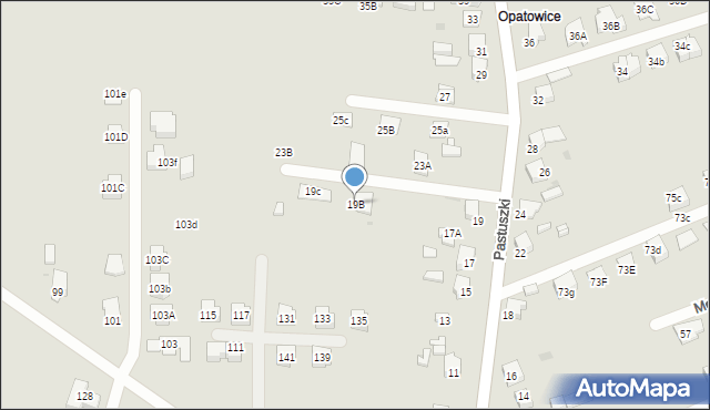 Tarnowskie Góry, Pastuszki Jana, 19B, mapa Tarnowskie Góry