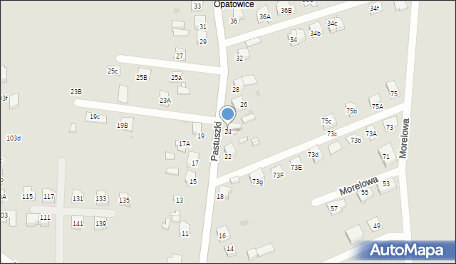 Tarnowskie Góry, Pastuszki Jana, 24, mapa Tarnowskie Góry