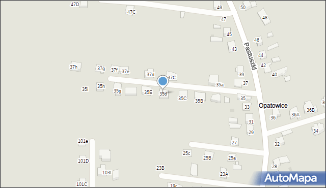 Tarnowskie Góry, Pastuszki Jana, 35d, mapa Tarnowskie Góry