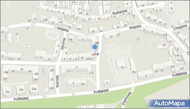 Tczew, Paderewskiego Ignacego Jana, 15A/B, mapa Tczew