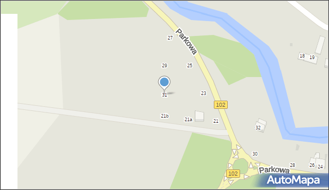 Trzebiatów, Parkowa, 31, mapa Trzebiatów