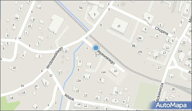 Tuchów, Paderewskiego Ignacego Jana, 2, mapa Tuchów