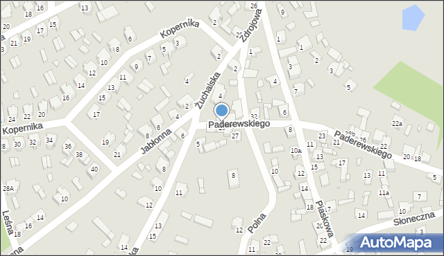 Tuliszków, Paderewskiego Ignacego Jana, 29, mapa Tuliszków