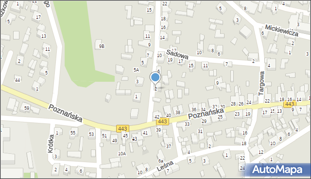 Tuliszków, Parkowa, 2, mapa Tuliszków