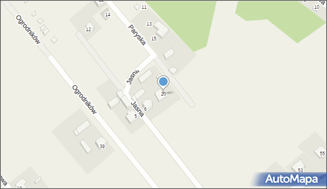 Tuliszów, Paryska, 20, mapa Tuliszów