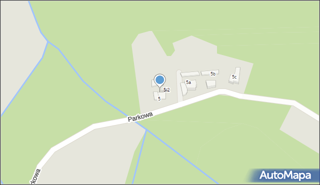 Tułowice, Parkowa, 5/1, mapa Tułowice