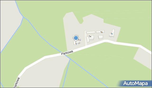 Tułowice, Parkowa, 5, mapa Tułowice