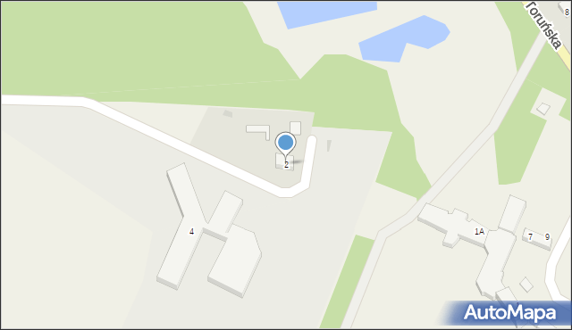 Turzno, Parkowa, 2, mapa Turzno