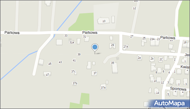 Tyczyn, Parkowa, 37, mapa Tyczyn