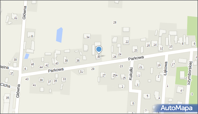 Ustanów, Parkowa, 30, mapa Ustanów