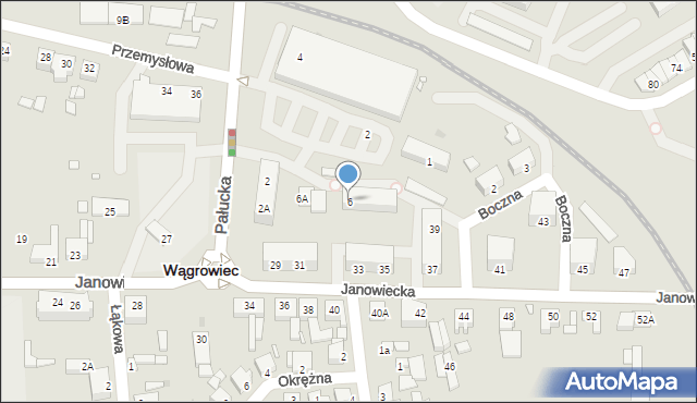 Wągrowiec, Pałucka, 6, mapa Wągrowiec