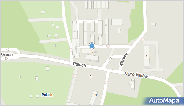 Warszawa, Paluch, 2, mapa Warszawy