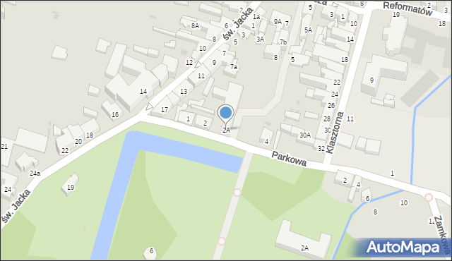 Wejherowo, Parkowa, 2A, mapa Wejherowo