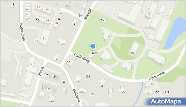 Wieliczka, Park Kingi, 4A, mapa Wieliczka
