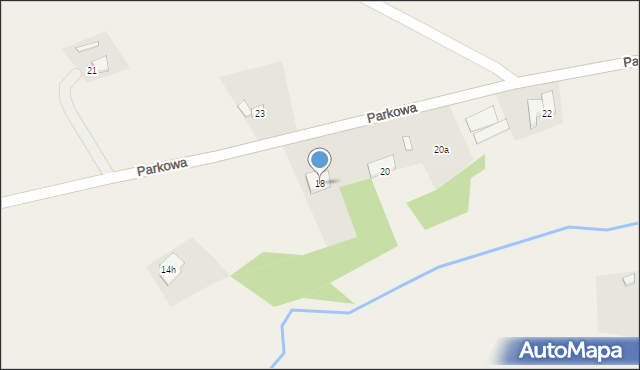 Wieniec, Parkowa, 18, mapa Wieniec