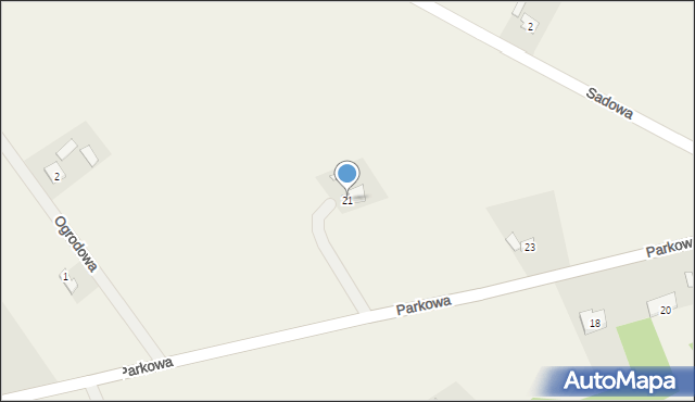 Wieniec, Parkowa, 21, mapa Wieniec