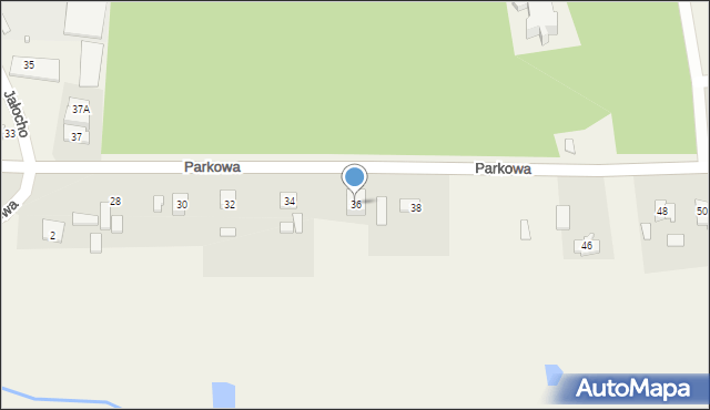 Wieniec, Parkowa, 36, mapa Wieniec