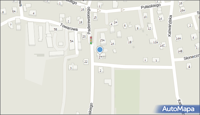 Wilamowice, Paderewskiego Ignacego Jana, 17, mapa Wilamowice