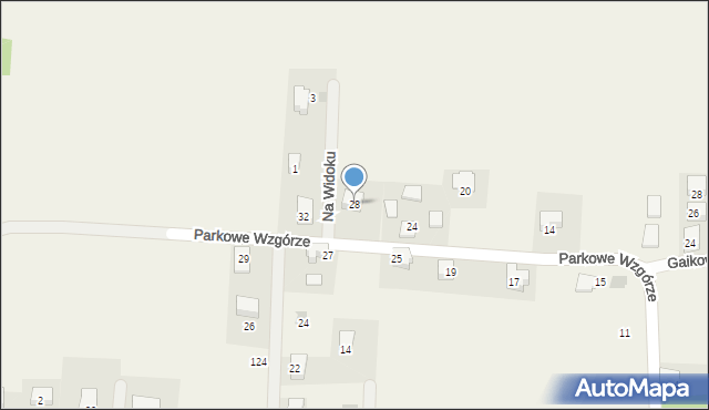 Wilczkowice, Parkowe Wzgórze, 28, mapa Wilczkowice