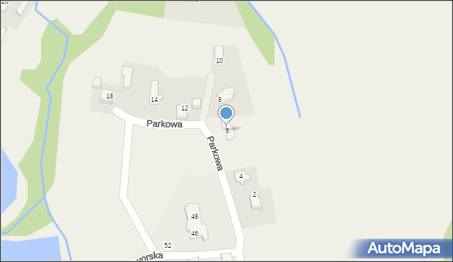 Witkowice, Parkowa, 6, mapa Witkowice