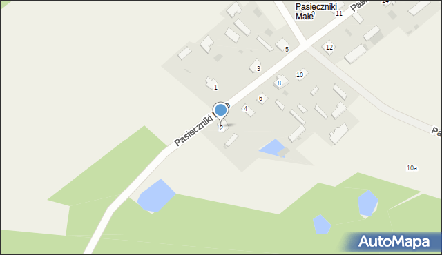 Witowo, Pasieczniki Małe, 2, mapa Witowo