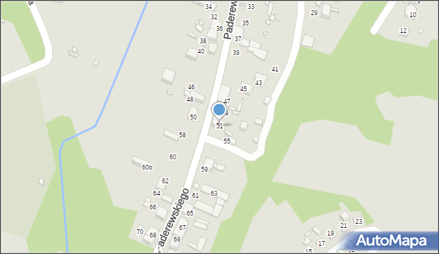 Wojkowice, Paderewskiego Ignacego Jana, 51, mapa Wojkowice