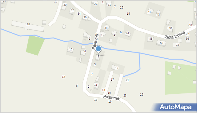 Wola Filipowska, Pasternik, 3, mapa Wola Filipowska