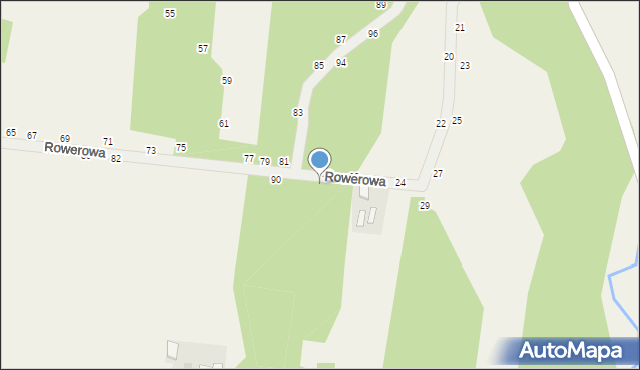 Wola Kalinowska, Parkowa, 37, mapa Wola Kalinowska