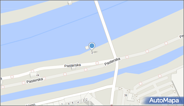 Wrocław, Pasterska, 2, mapa Wrocławia