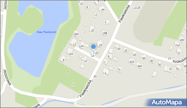 Wrocław, Pawłowicka, 16, mapa Wrocławia