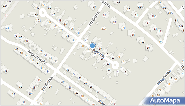 Wrocław, Pasieczna, 22, mapa Wrocławia