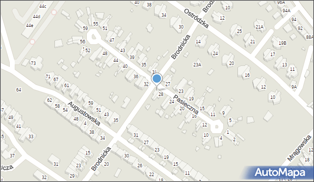 Wrocław, Pasieczna, 30, mapa Wrocławia