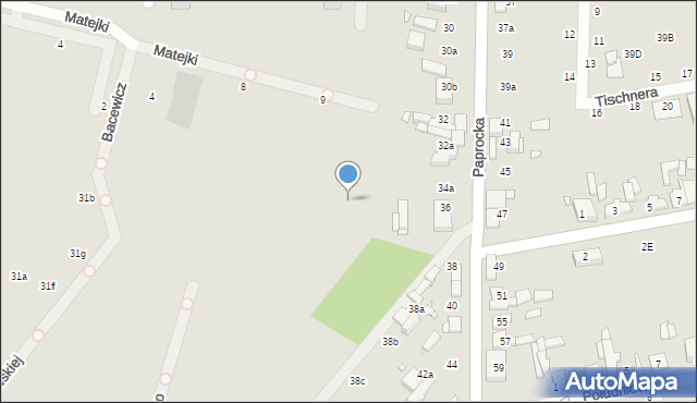 Zduńska Wola, Paprocka, 36B, mapa Zduńska Wola